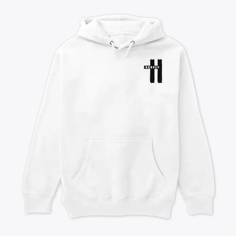 Harvey Signature Hoodie - White