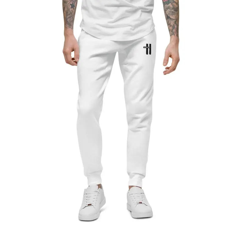 Harvey Signature Jogger - White